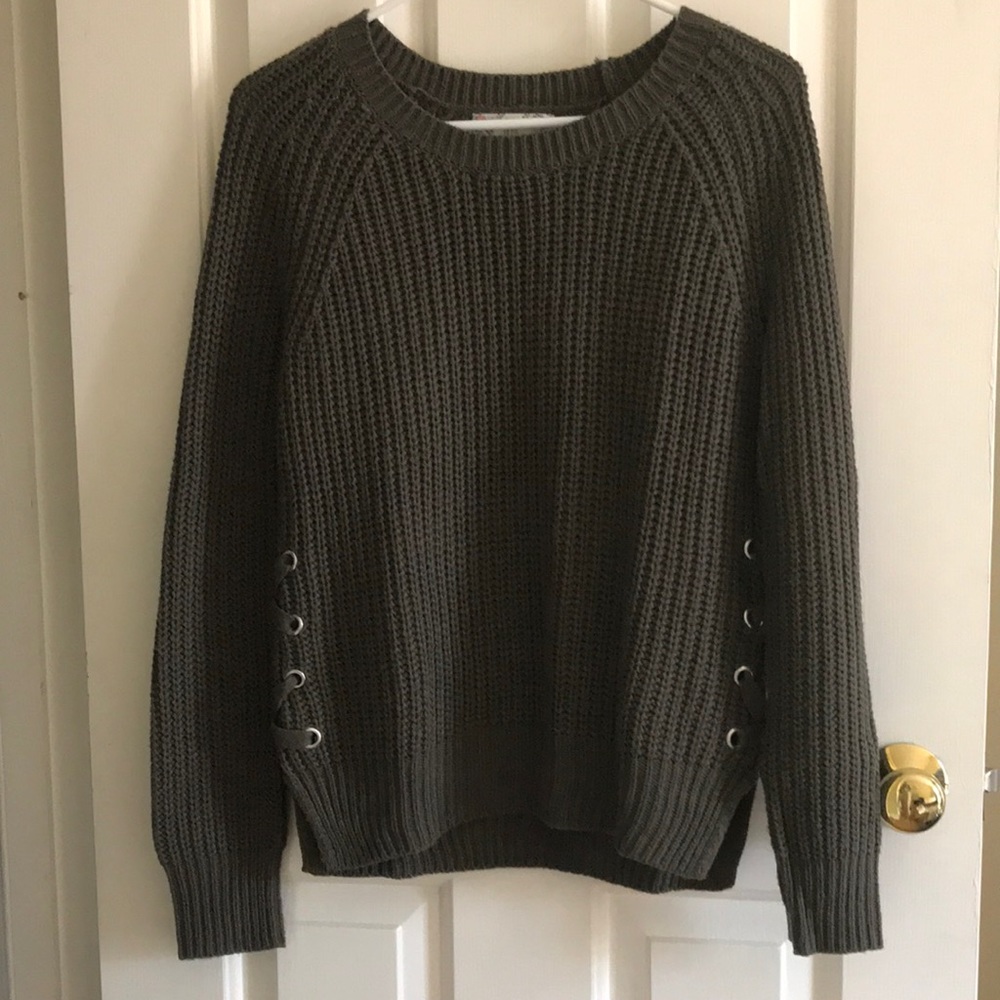 Pink Rose knit sweater
